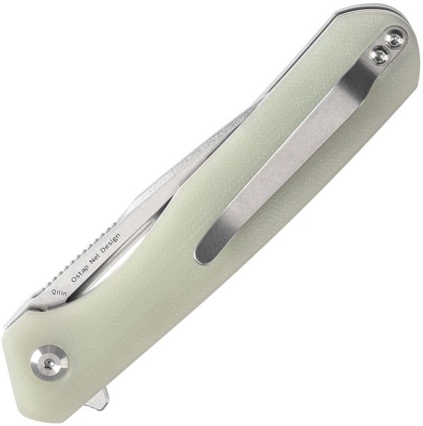 Kansept Qilin Linerlock Tanto - Jade G10