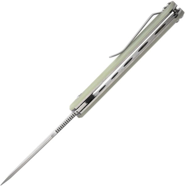 Kansept Qilin Linerlock Tanto - Jade G10