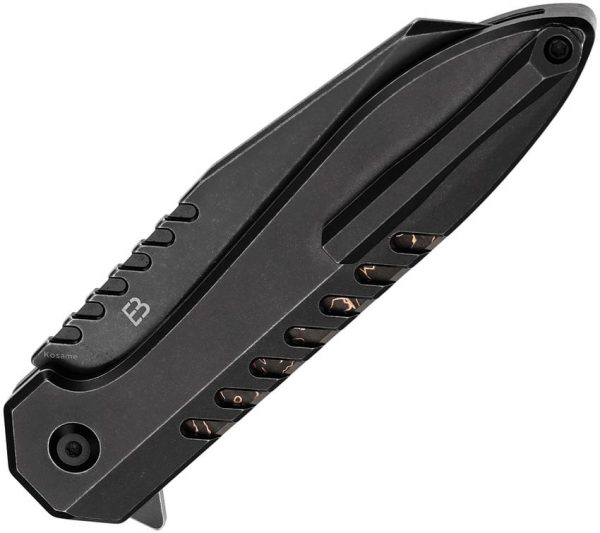 Kansept Kosame Button Lock Wharncliffe - Copper Carbon