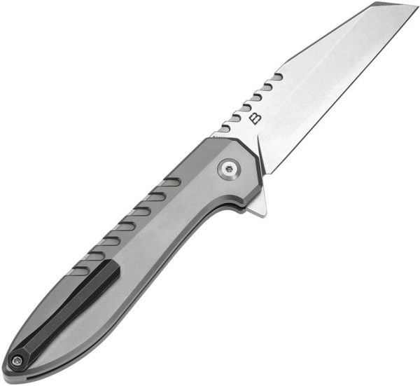 Kansept Kosame Button Lock Titanium Wharncliffe