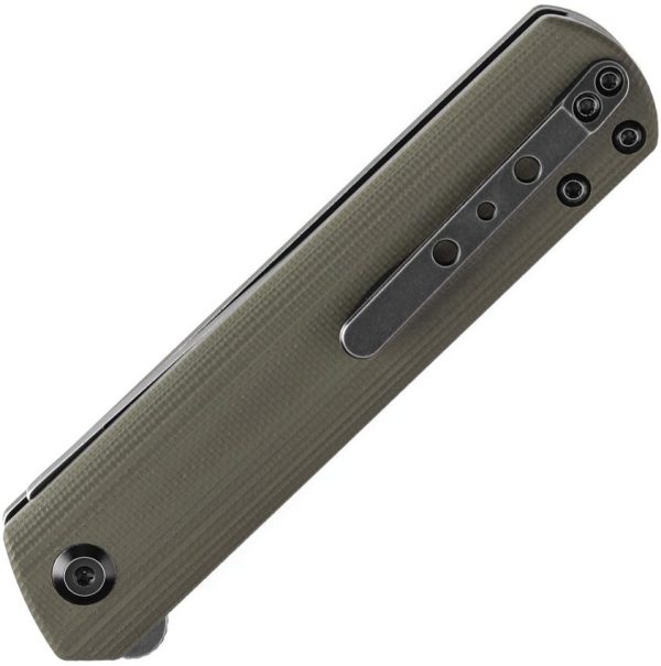 Kansept Foosa Slip Joint Olive G10 Tanto 154CM