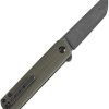 Kansept Foosa Slip Joint Olive G10 Tanto 154CM