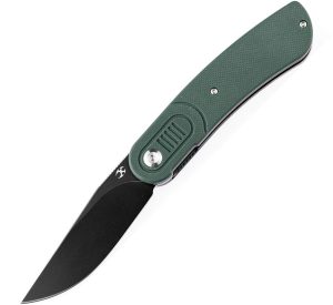 Kansept Reverie Linerlock Green G10 TiNi Coated