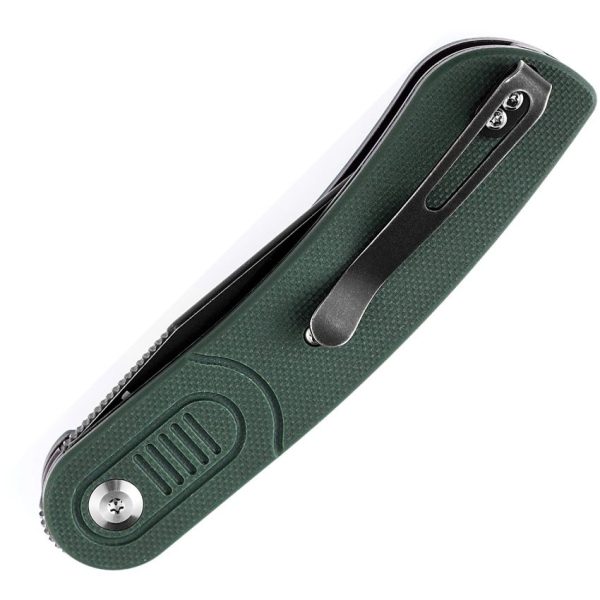 Kansept Reverie Linerlock Green G10 TiNi Coated