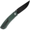 Kansept Reverie Linerlock Green G10 TiNi Coated