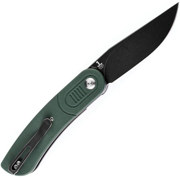 Kansept Reverie Linerlock Green G10 TiNi Coated