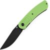 Kansept Reverie Linerlock Green G10 TiNi Coated