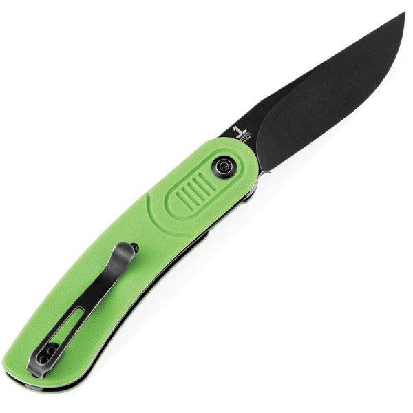 Kansept Reverie Linerlock Green G10 TiNi Coated