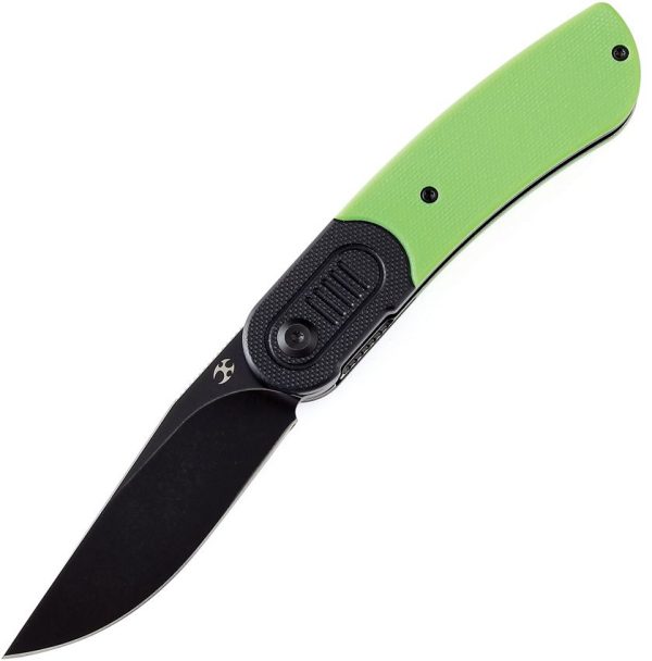 Kansept Reverie Linerlock Black/Green G10 154CM