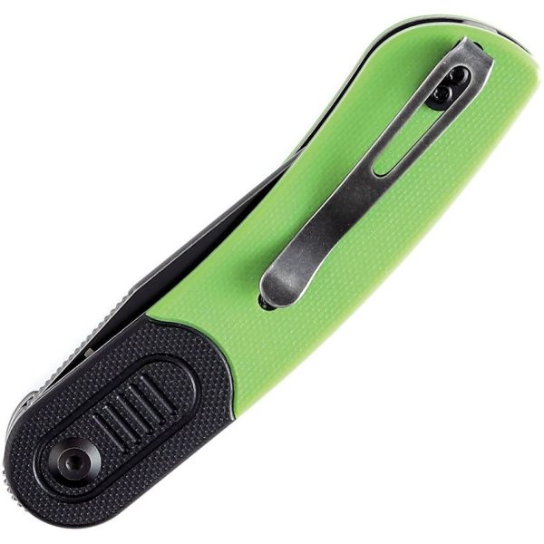 Kansept Reverie Linerlock Black/Green G10 154CM
