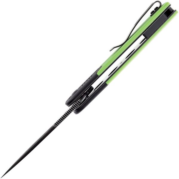 Kansept Reverie Linerlock Black/Green G10 154CM