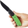 Kansept Reverie Linerlock Black/Green G10 154CM