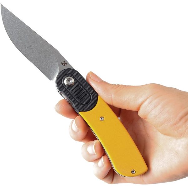 Kansept Reverie Linerlock Black/Yellow G10