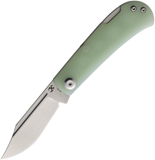 Kansept Wedge Lockback Jade G10 Clip Point