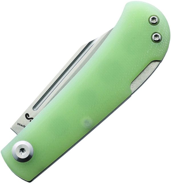 Kansept Wedge Lockback Jade G10 Clip Point