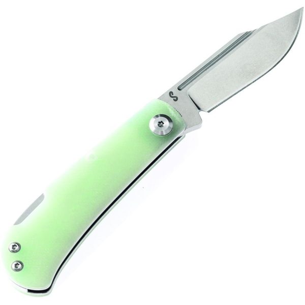 Kansept Wedge Lockback Jade G10 Clip Point