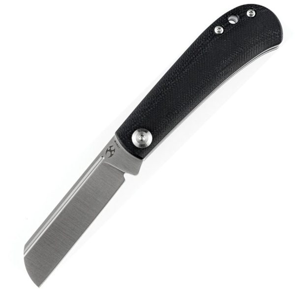 Kansept Bevy Slip Joint Black G10 Sheepsfoot
