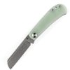 Kansept Bevy Slip Joint Jade G10 Sheepsfoot