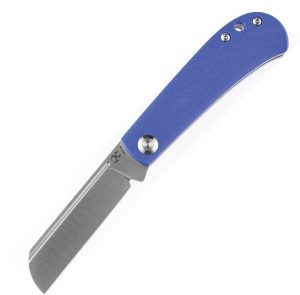 Kansept Bevy Slip Joint Blue G10 Sheepsfoot