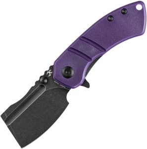 Kansept Korvid M Linerlock Black Purple G10