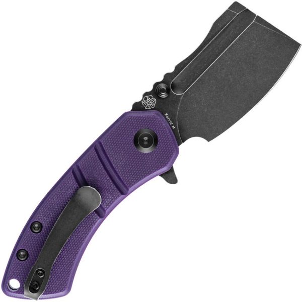 Kansept Korvid M Linerlock Black Purple G10