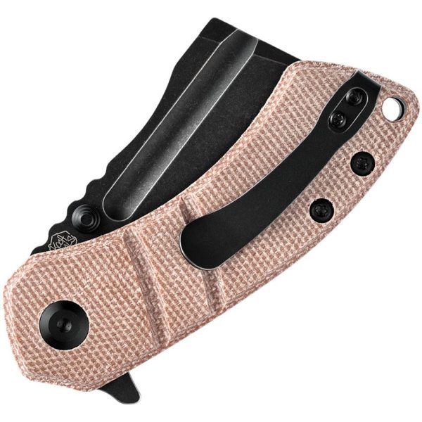 Kansept Korvid M Linerlock Brown Micarta
