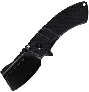 Kansept M+ Korvid Linerlock Black G10 Cleaver