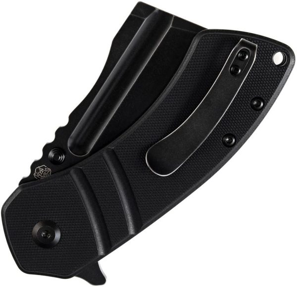 Kansept M+ Korvid Linerlock Black G10 Cleaver