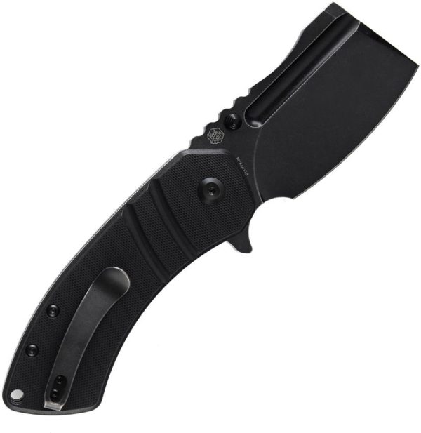 Kansept M+ Korvid Linerlock Black G10 Cleaver