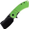 Kansept M+ Korvid Linerlock Green G10 Cleaver
