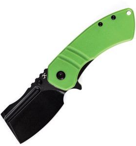 Kansept M+ Korvid Linerlock Green G10 Cleaver