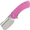 Kansept M+ Korvid Linerlock Pink G10 Cleaver
