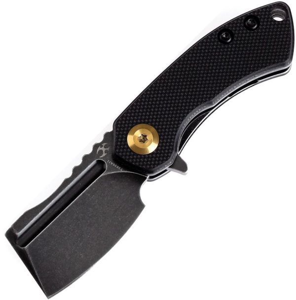 Kansept Mini Korvid Linerlock Black G10