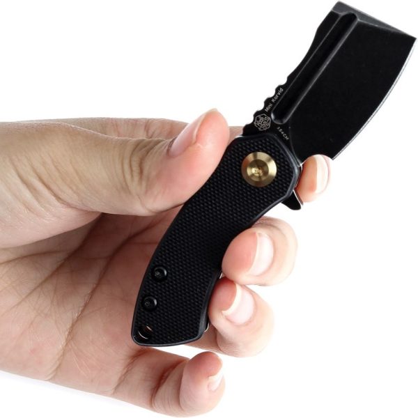 Kansept Mini Korvid Linerlock Black G10