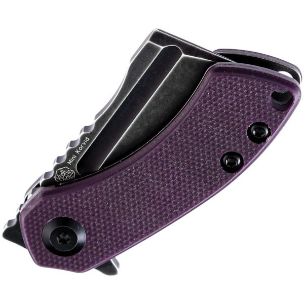 Kansept Mini Korvid Linerlock Purple G10
