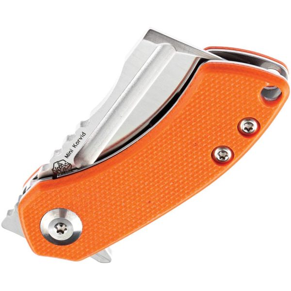 Kansept Mini Korvid Linerlock Orange G10