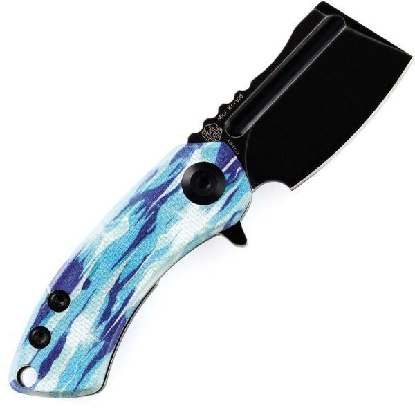Kansept Mini Korvid Linerlock - Icicle Camo G10