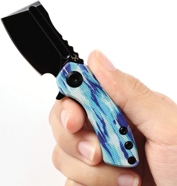 Kansept Mini Korvid Linerlock - Icicle Camo G10