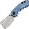 Kansept Mini Korvid Linerlock - Blue Micarta