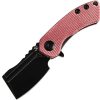Kansept Mini Korvid Linerlock - Red Micarta