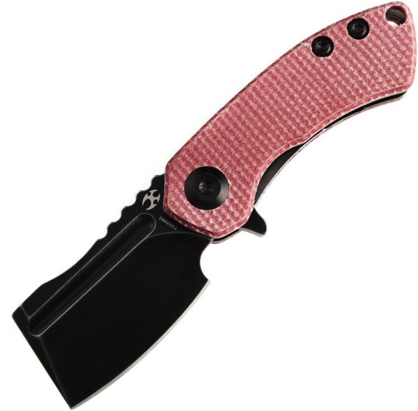 Kansept Mini Korvid Linerlock - Red Micarta