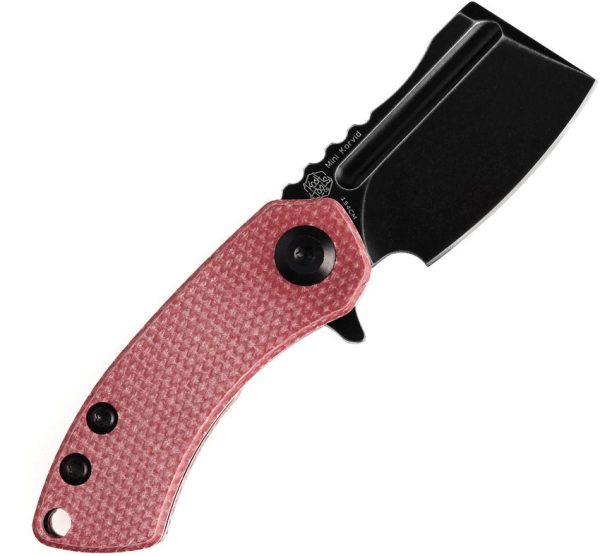 Kansept Mini Korvid Linerlock - Red Micarta
