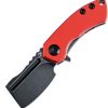 Kansept Mini Korvid Linerlock - Red Aluminum