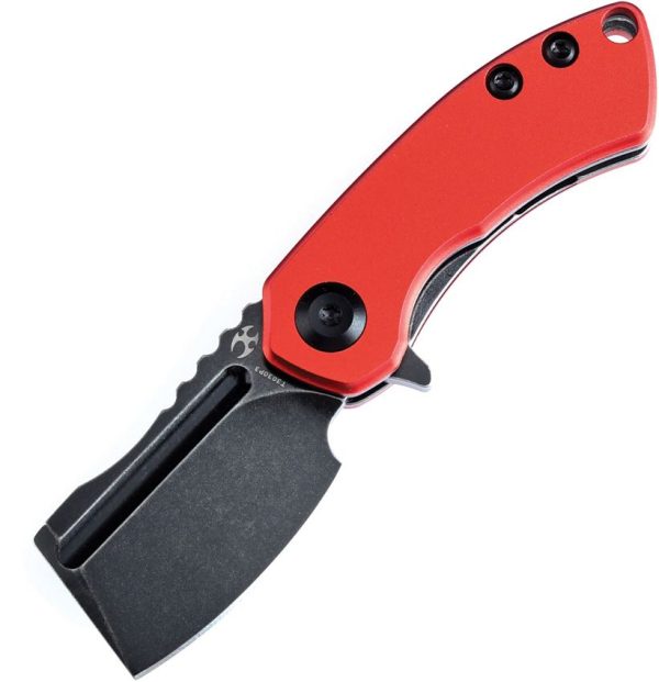 Kansept Mini Korvid Linerlock - Red Aluminum