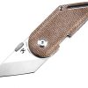 Kansept Pinkerton Dash Linerlock - Brown Micarta