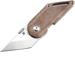 Kansept Pinkerton Dash Linerlock - Brown Micarta