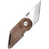 Kansept Pinkerton Dash Linerlock - Brown Micarta
