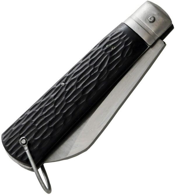 Kanetsune Slip Joint Craft Knife Black Plastic Handle