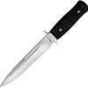 Katz Fixed Blade Black G10 - 6.5 Inch Blade