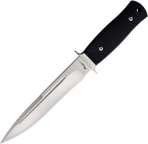Katz Fixed Blade Black G10 - 6.5 Inch Blade